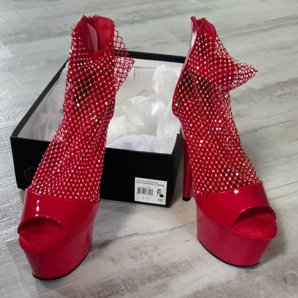 Red Adore-765 RM Platform Stilettos